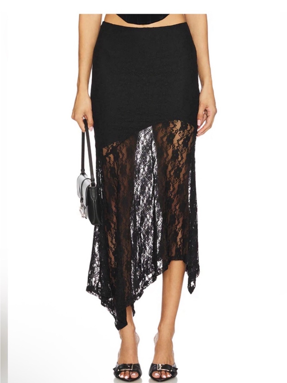 Lace Midi Skirt